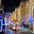 Daños en bóveda de capilla tras incendio en la Mezquita-Catedral de Córdoba