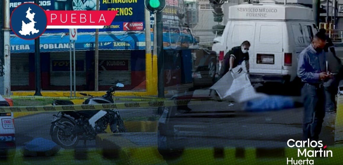 Muere motociclista tras chocar y derrapar en la China Poblana