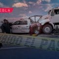 Mueren dos policías estatales en segundo piso de la autopista México-Puebla