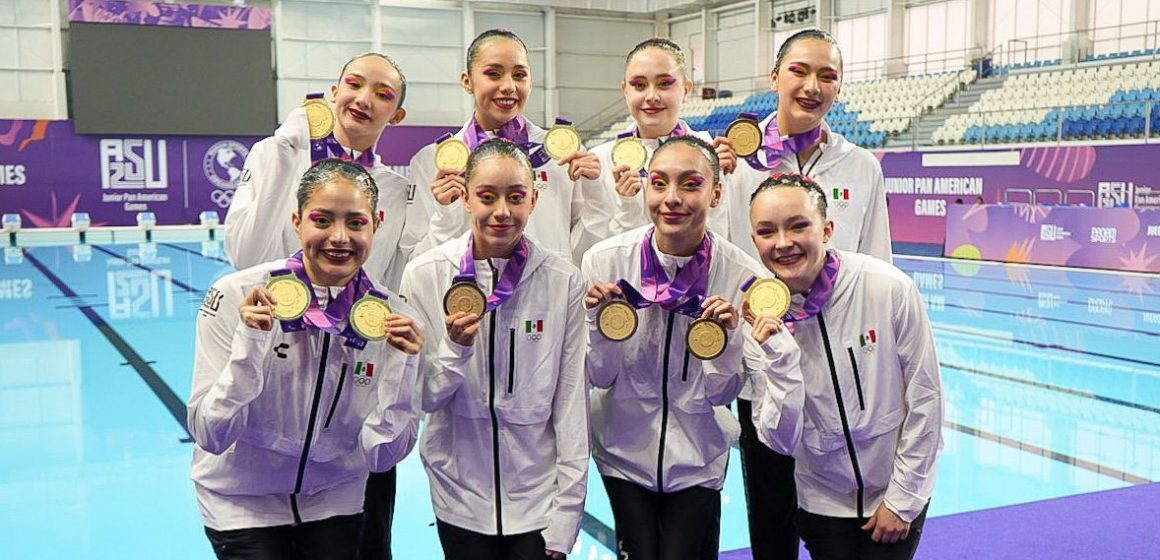 México se lleva los tres oros en natación artística en los Panamericanos Junior