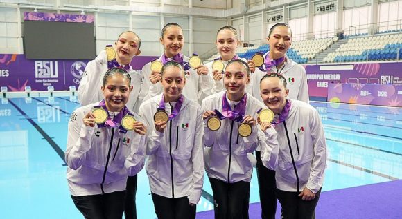 México se lleva los tres oros en natación artística en los Panamericanos Junior