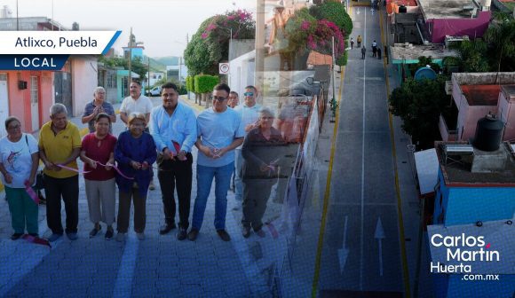 Ariadna Ayala entrega obra en Lomas de Temaxcalapa, Atlixco