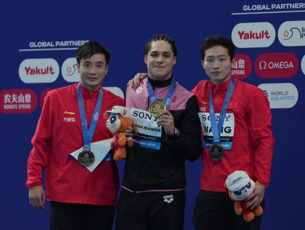 Osmar Olvera se corona campeón mundial en clavados en Singapur 1 Osmar Olvera Singapur