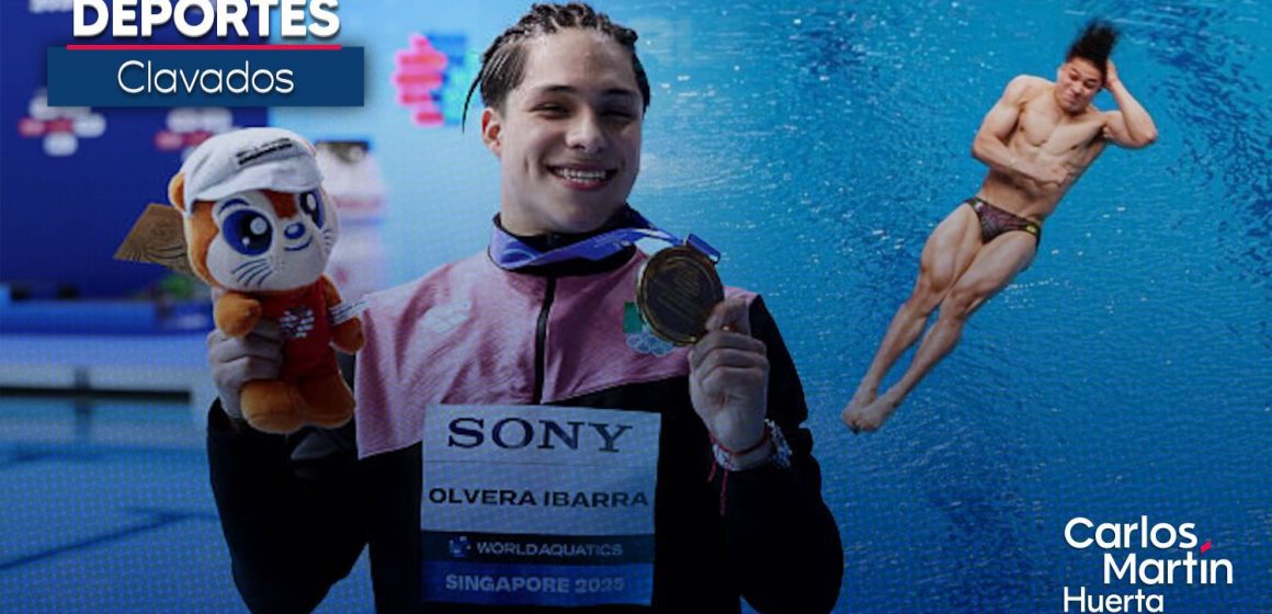 Osmar Olvera es nombrado el mejor clavadista del Mundial de Singapur
