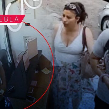 Pareja captada robando en Angelópolis también asalta en la Avenida Juárez el mismo día