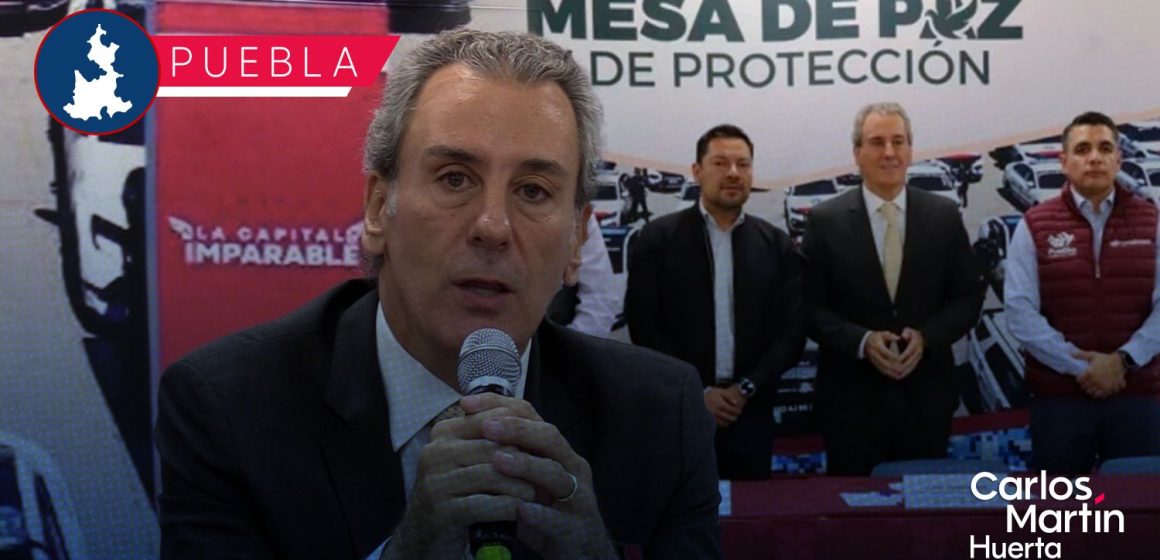 Pepe Chedraui presenta resultados en seguridad en Puebla; buscan una ciudad con paz y protección