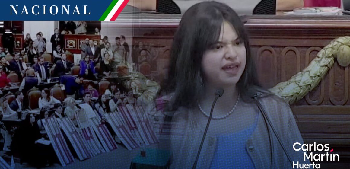 Joven galardonada con el Premio de la Juventud regaña a diputados de la CDMX por su desatención