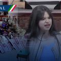 Joven galardonada con el Premio de la Juventud regaña a diputados de la CDMX por su desatención
