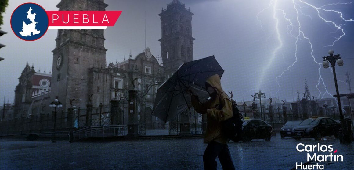 Pronóstico del clima en Puebla: lluvias y tormentas eléctricas este 20 de agosto de 2025
