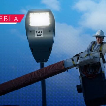 Puebla Brilla: Modernizan 388 luminarias LED en Constitución Mexicana