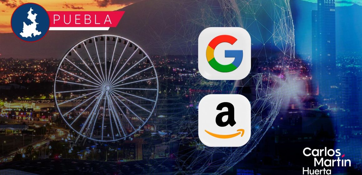 Puebla en pláticas con Amazon y Google para atraer inversión tecnológica