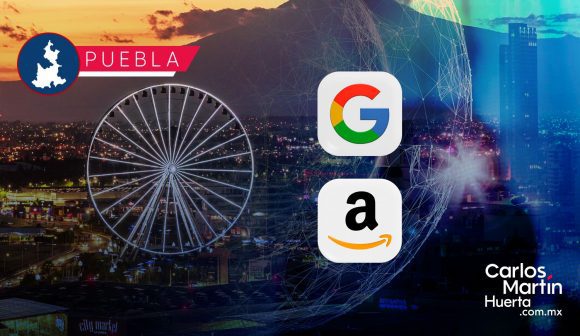 Puebla en pláticas con Amazon y Google para atraer inversión tecnológica