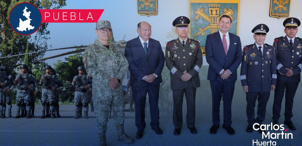 Puebla fortalece construcción de paz y confianza con nuevo mando de Guardia Nacional