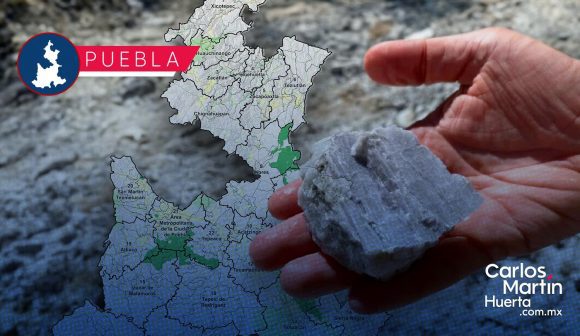 Puebla y la UNAM arrancan pruebas para ubicar yacimientos de litio en 7 municipios de la mixteca