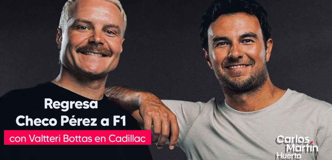 Regresa Checo Pérez a Fórmula 1 con Cadillac