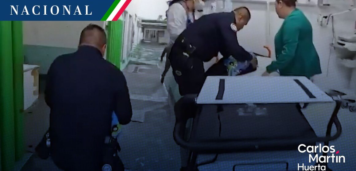 Rescatan a bebé abandonado en sanitarios del Metro UAM en Iztapalapa