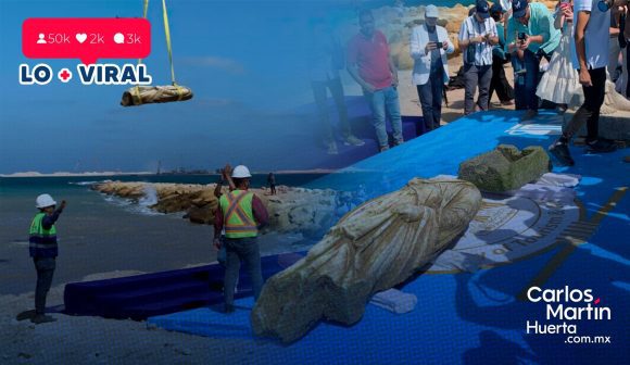 Revelan restos de una ciudad sumergida en Egipto de más de 2000 años