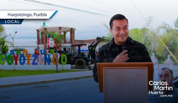 Roberto Solís inicia obra de “Rescate Carretero” en San Luis Coyotzingo: Mejora la conectividad en Huejotzingo