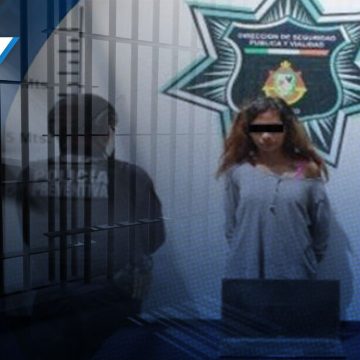 Robo en Atlixco: Mujer detenida tras sustraer computadora de un comercio en Valle Sur