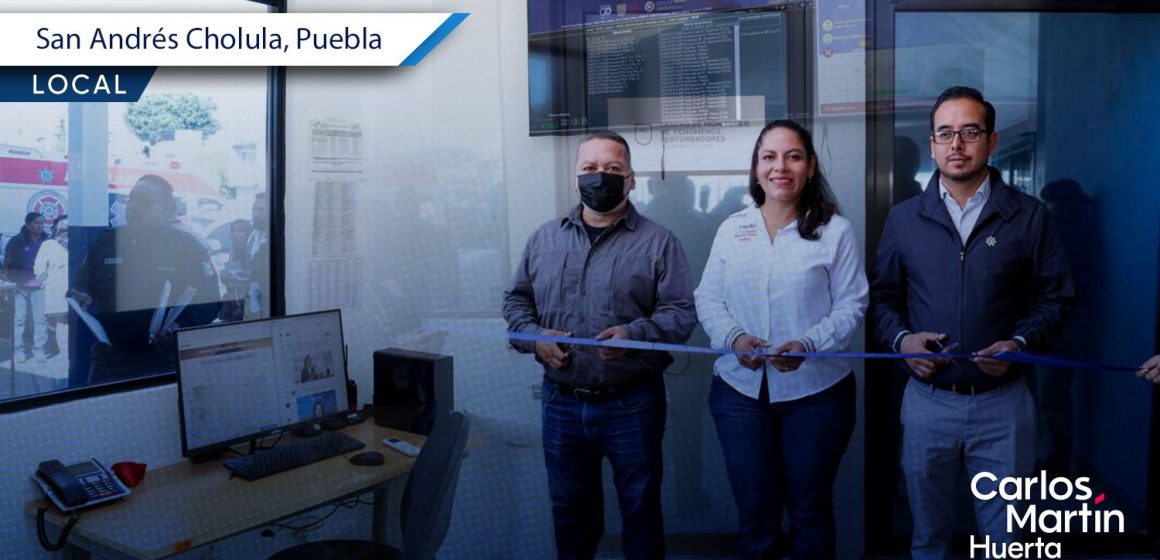 San Andrés Cholula inaugura Centro de Monitoreo para prevenir riesgos y proteger a la ciudadanía