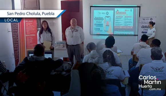 San Pedro Cholula capacita en derechos humanos para choferes del transporte público