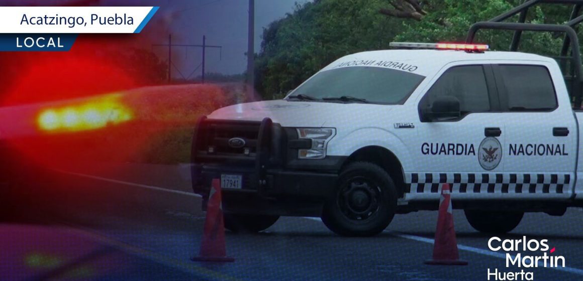 Se hacen pasar como Guardia Nacional y asaltan camión de paquetería sobre la autopista Puebla-Orizaba