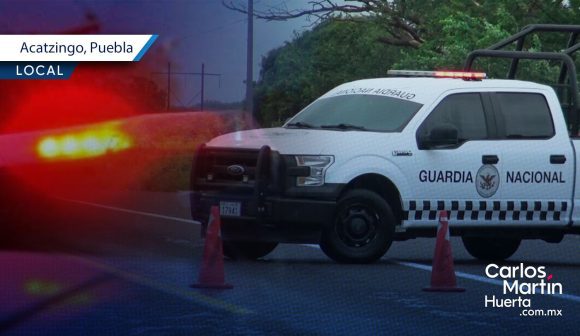 Se hacen pasar como Guardia Nacional y asaltan camión de paquetería sobre la autopista Puebla-Orizaba