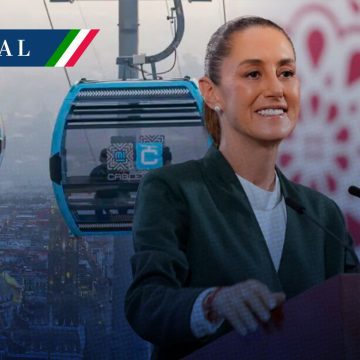 Cablebús en Puebla será un excelente transporte público: Sheinbaum