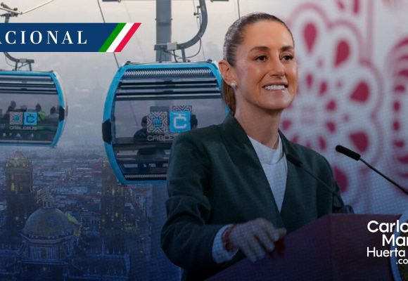 Cablebús en Puebla será un excelente transporte público: Sheinbaum