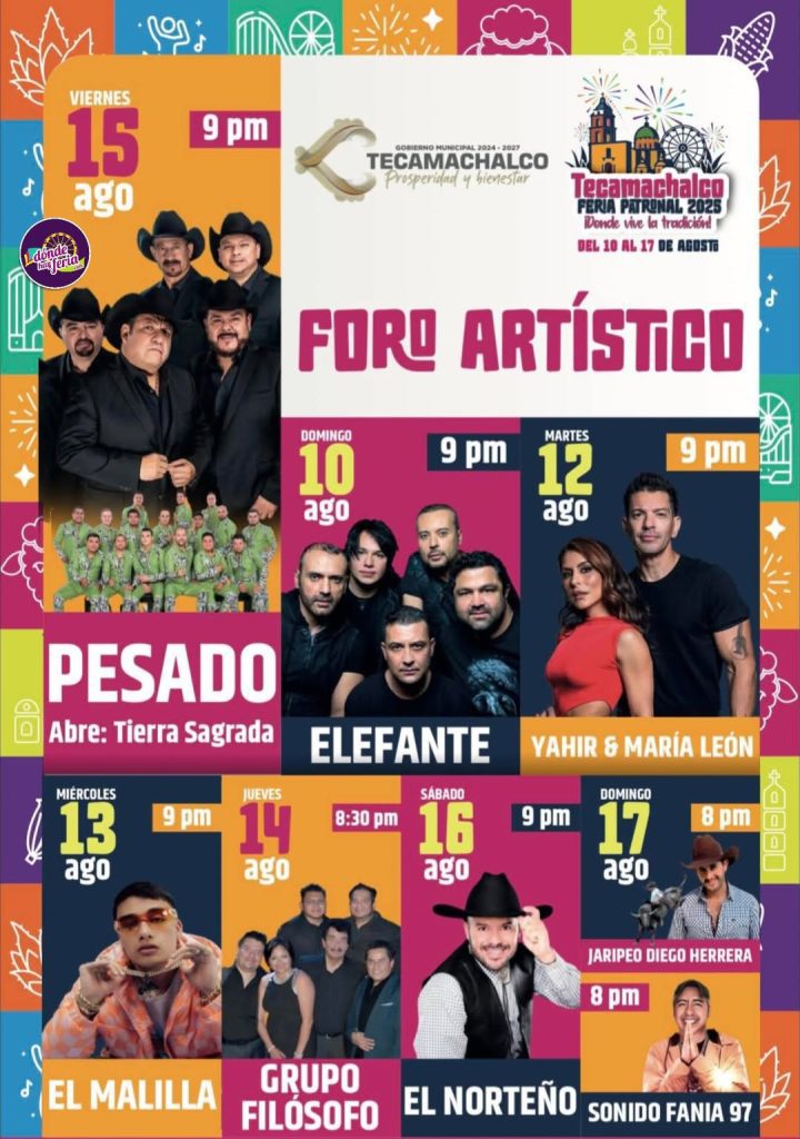 Tecamachalco invita a su Feria Patronal 2025 3