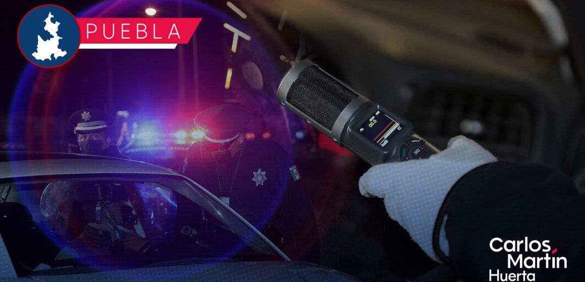 Tras megacarambola anuncian operativos de alcoholímetro en Vía Atlixcáyotl
