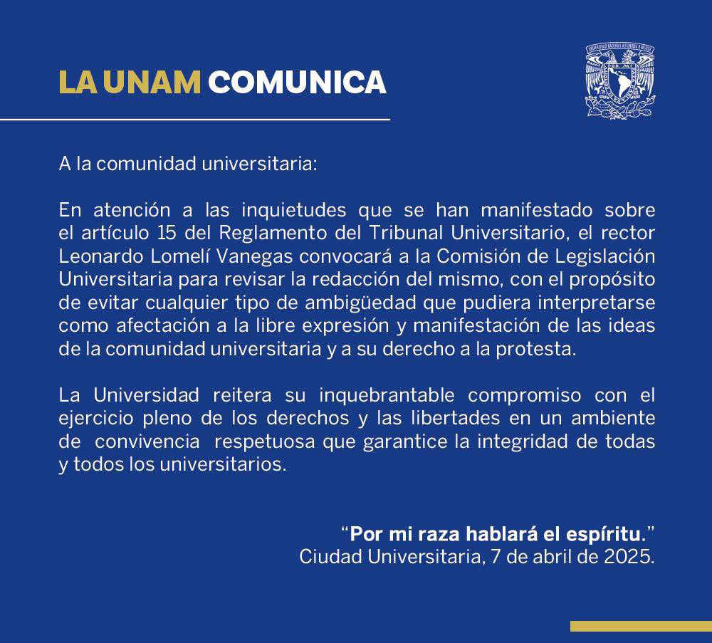 UNAM elimina artículo que contemplaba la expulsión por actos vandálicos 3 UNAM elimina articulo que contemplaba la expulsion por actos vandalicos 2