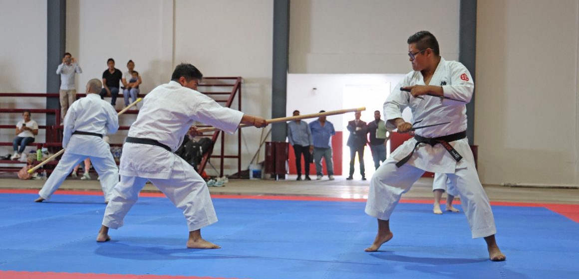 Omar Muñoz inaugura escuela de iniciación de Karate Do en Cuautlancingo