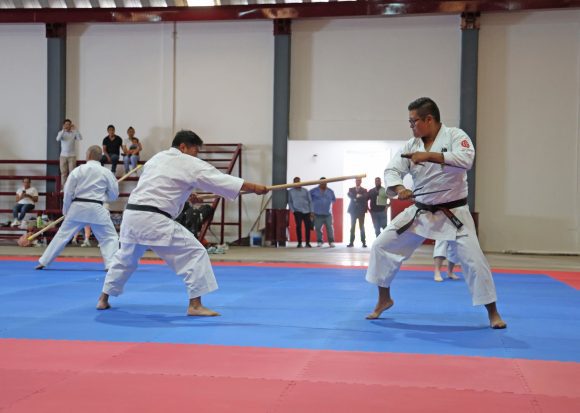 Omar Muñoz inaugura escuela de iniciación de Karate Do en Cuautlancingo