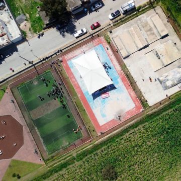 Rehabilitación del Parque Skate Quetzalcóatl en Huejotzingo