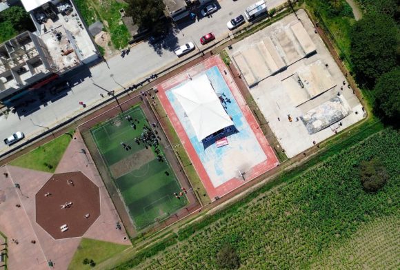 Rehabilitación del Parque Skate Quetzalcóatl en Huejotzingo