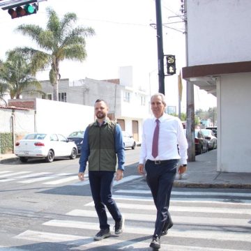 Avanza el programa “Entornos de Movilidad Segura en Puebla”: modernizarán 10 intersecciones de alto riesgo
