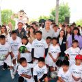 El Ayuntamiento de Puebla entrega 100 uniformes a niños de Escuelas de Iniciación de Futbol 