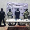 Operativo en el penal de Tecamachalco: SSP, DEFENSA y GN aseguran objetos prohibidos