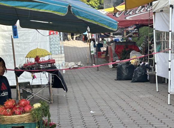 Fallece hombre por infarto en la Feria del Chile en Nogada en San Andrés Calpan