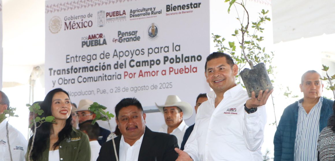 Anuncia Alejandro Armenta rehabilitación de la carretera Amozoc – Nopalucan 