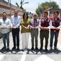 Omar Muñoz entrega pavimentación en Cuautlancingo: ‘Hasta que la dignidad se haga costumbre’”