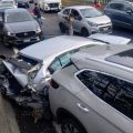 Carambola en la autopista México-Cuernavaca provocó congestionamiento severo