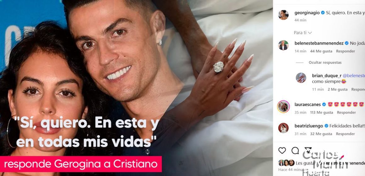 “Sí, quiero”: Cristiano Ronaldo y Georgina Rodríguez sellan su amor para siempre
