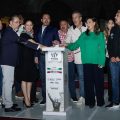 Puebla arranca celebraciones patrias con el encendido de luces en el Zócalo