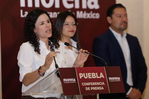 Luisa María Alcalde respalda posible reelección de Pepe Chedraui en Puebla para 2027