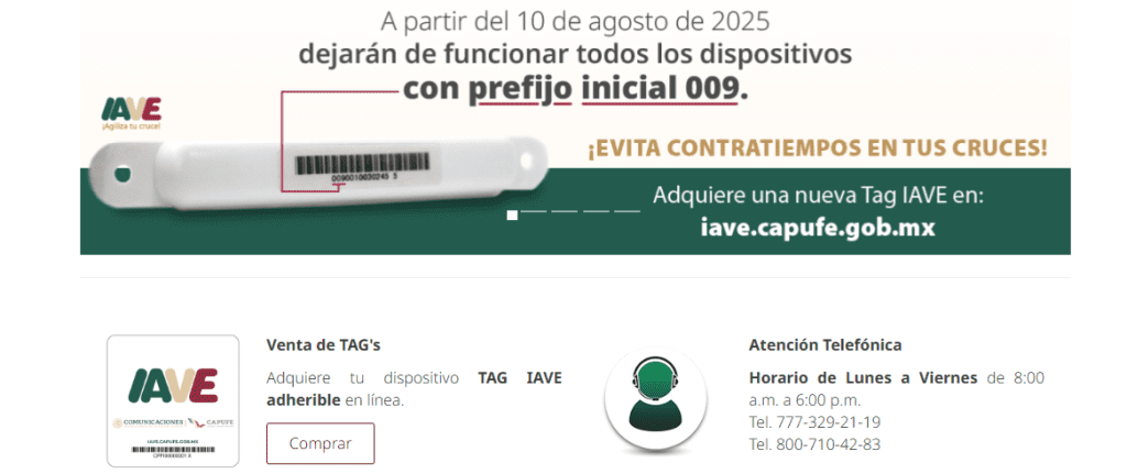 Urgente: Capufe retirará estos TAG IAVE en agosto y podrías quedarte sin telepeaje 1 peaje
