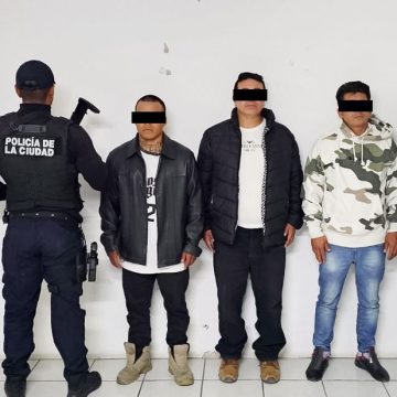 Golpe a la delincuencia en Puebla: SSP, SSC y Marina capturan a tres responsable de homicidio en Amozoc