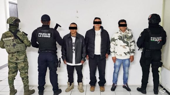 Golpe a la delincuencia en Puebla: SSP, SSC y Marina capturan a tres responsable de homicidio en Amozoc