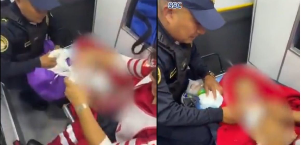 Policía de la SSC rescata a bebé abandonado en calles de Miguel Hidalgo, CDMX